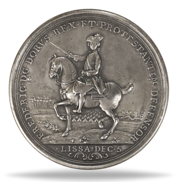 Preussen Bronzemedailie 1757 - Münze Vorderseite