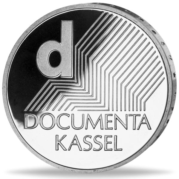 10 Euro Documenta in Kassel - Vorderseite Münze