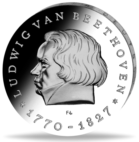 10 Mk Beethoven - Münze Vorderseite