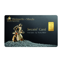 1 g Goldbarren Secain - Vorderseite Goldbarren 1 g Goldbarren Secain - Vorderseite Goldbarren