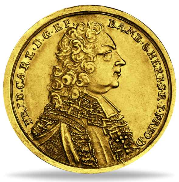 10 Gulden Friedrich Karl Bamberg - Münze Voderseite