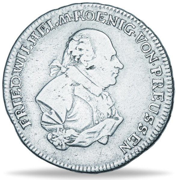 Seltener Wilder Mann Gulden aus dem Königreich Preußen - Münze Vorderseite