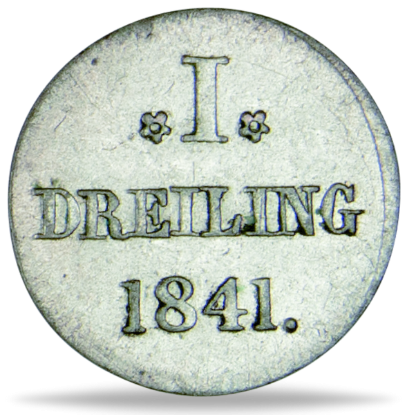 1 Dreiling Hamburg 1823-1855 - Münze Vorderseite