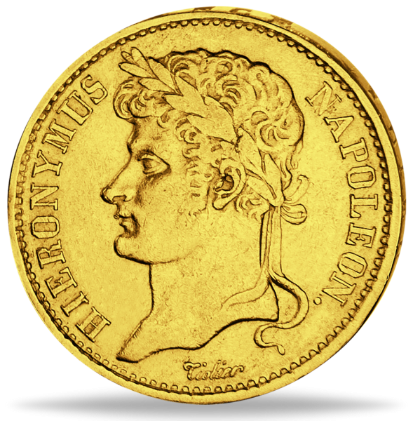 20 Francs - Hieronymus Napoleon - Vorderseite Münze