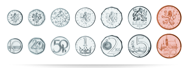 Kursmünzensatz Tschechien- Coincard