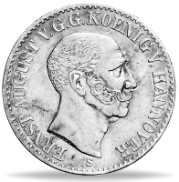 Taler Ernst August V. - Vorderseite Münze Taler Ernst August V. - Vorderseite Münze