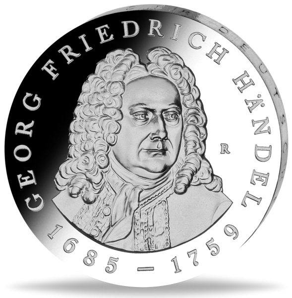 20 Mark der DDR Georg Friedrich Händel - Münze Vorderseite