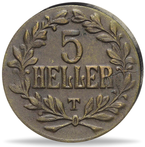 5 Heller Tabora - Münze Vorderseite