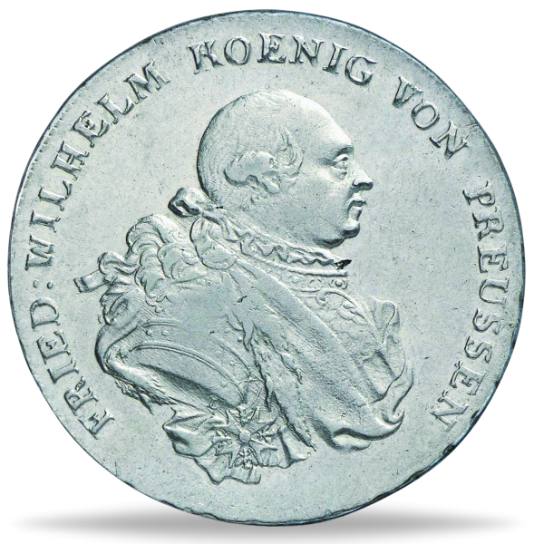 1 Taler Friedrich Wilhelm II - Vorderseite Münze