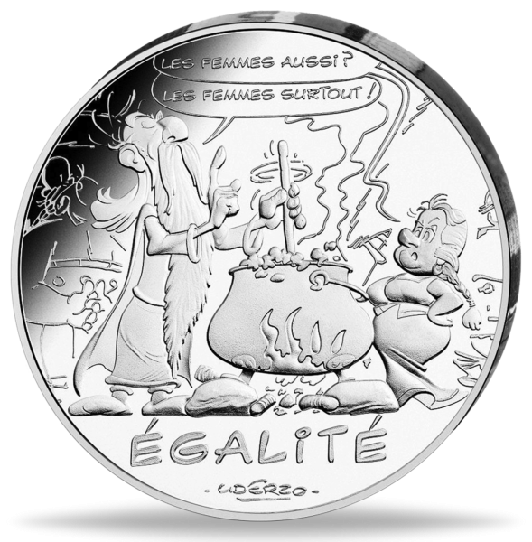 10 Euro Asterix - Weiblichkeit - Münze Vorderseite
