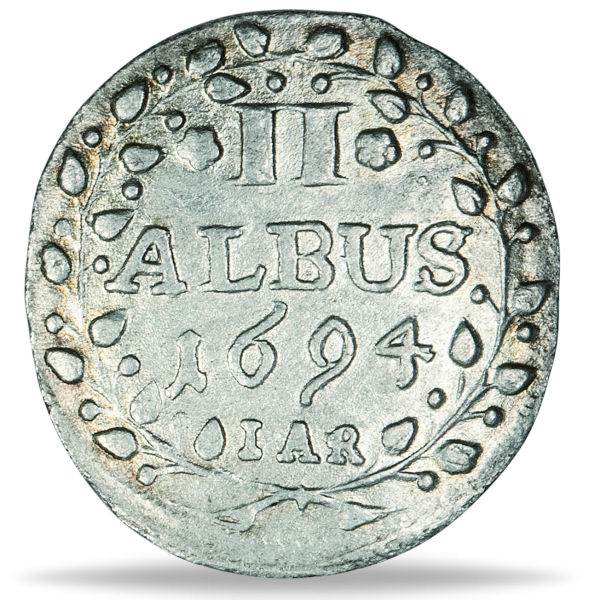 2 Albus „Landgraf Ernst Ludwig“ - Münze Vorderseite