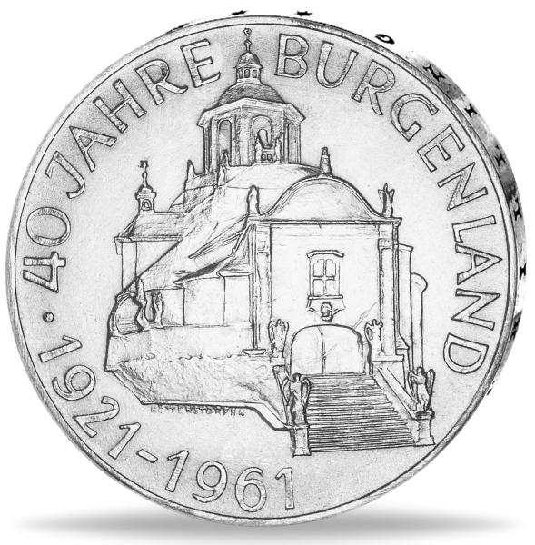 Österreich, 25 Schilling Burgenland - Münze Vorderseite