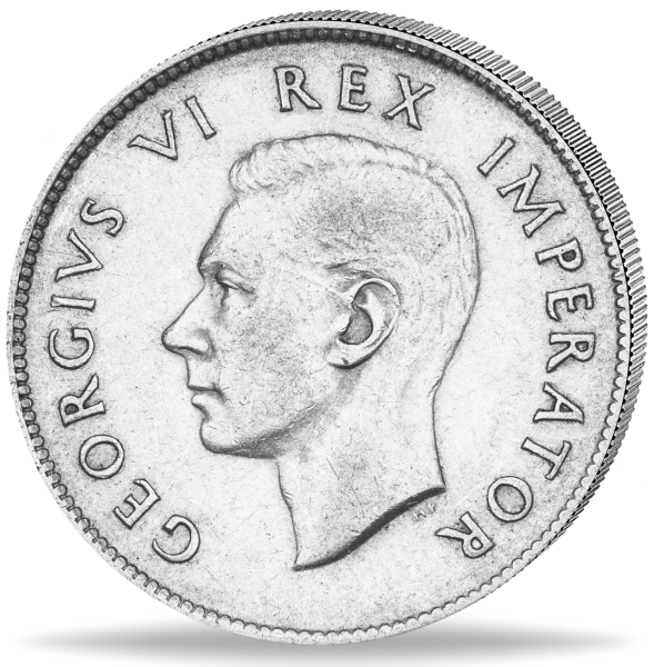 2 Schilling George VI Wappen - Münze Vorderseite
