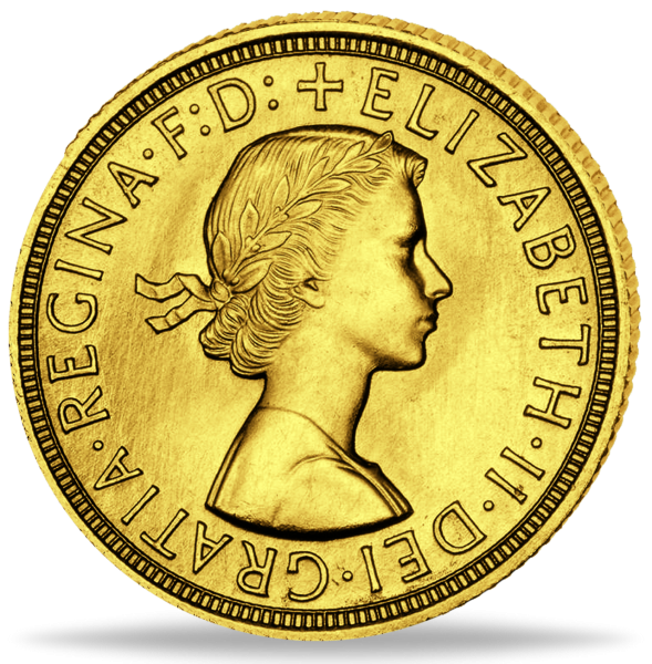 1 Pfund Elizabeth II. Schleife - Münze Vorderseite