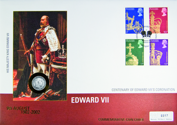 Numisbrief 100 Jahre Krönungsjubiläum Edward VII.