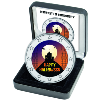 Deutschland, 2 Euro 'Halloween 2024' - mit schauriger Farbapplikation