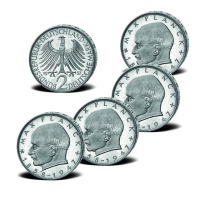 2 Deutsche Mark Max Planck - Satzbild 2 Deutsche Mark Max Planck - Satzbild