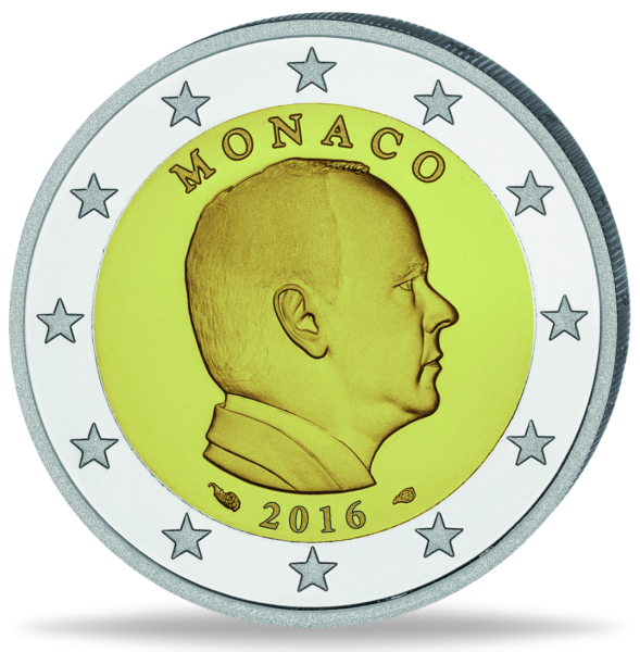 2 Euro Monaco - Münze Vorderseite