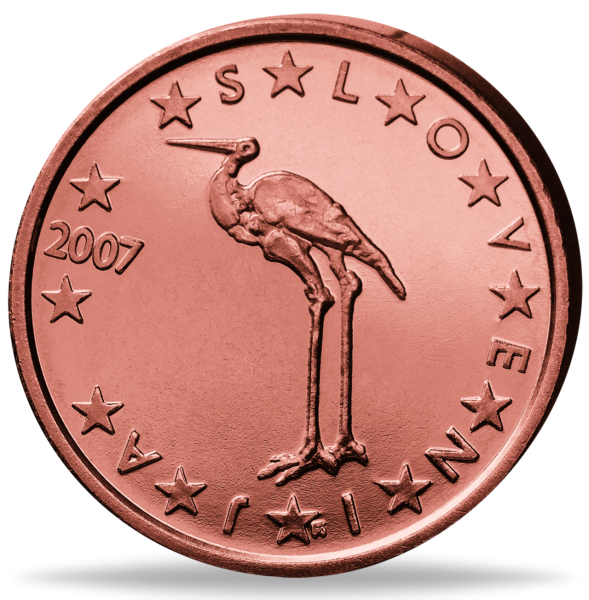 1 Cent Slowenien - Münze Vorderseite