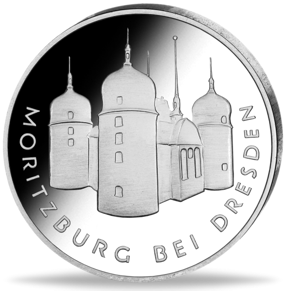 Gedenkprägung Moritzburg bei Dresden - Münze Vorderseite
