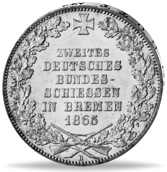 Taler Bremen - Bundesschießen Thun 126 - Münze Vorderseite