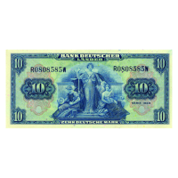 10 DM-Banknote Bank Deutscher Länder - 1949 - vorderseite 10 DM-Banknote Bank Deutscher Länder - 1949 - vorderseite
