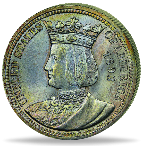 USA, 1/4 Dollar Isabella-Quarter - Münze Vorderseite