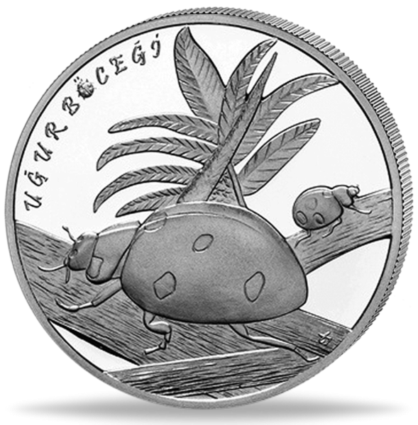15 Lira Marienkäfer - Vorderseite Münze