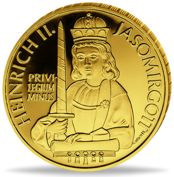 500 Oes Heinrich II - Münze Vorderseite