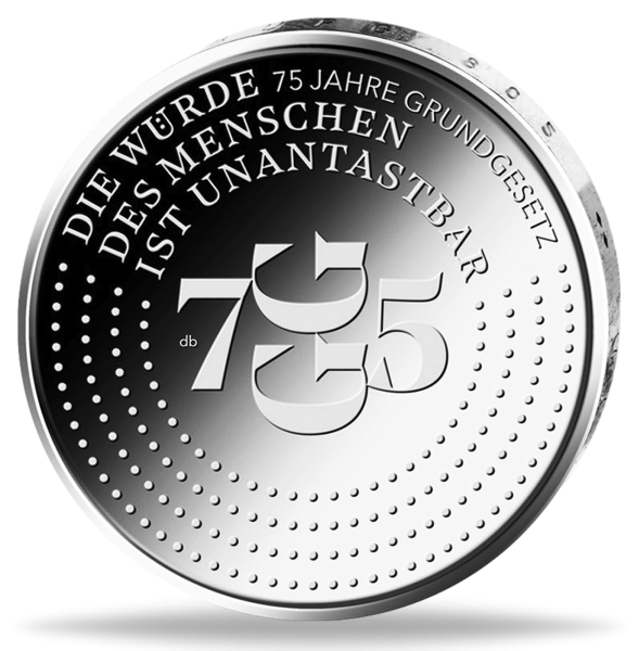 Deutschland, 20 Euro 75 Jahre Grundgesetz, 2024, PP - Münze Vorderseite