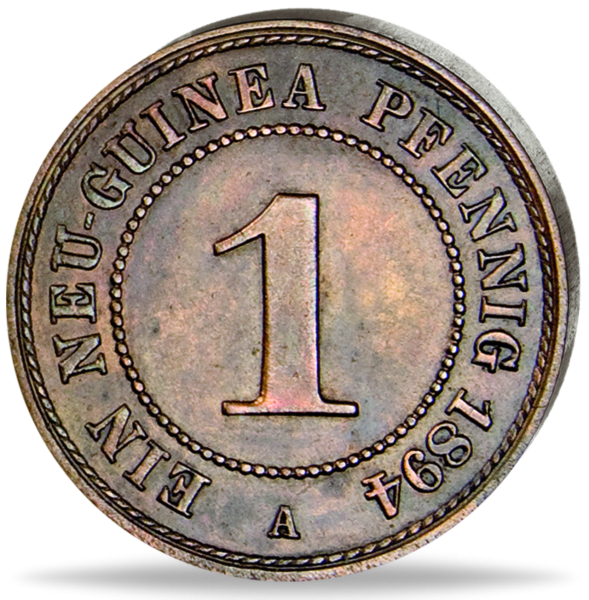 Deutsch-Neuguinea 1 Pfennig 1894 Fast Stempelglanz - Münze Vorderseite