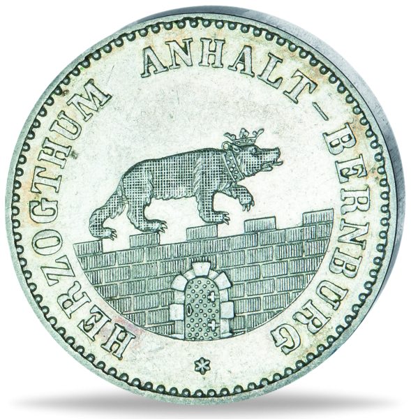 1 sechstel Taler Anhalt - Vorderseite Münze