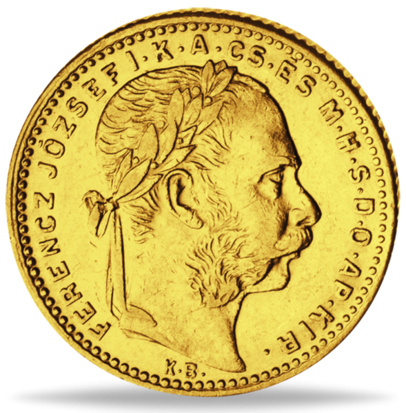 8 Forint Franz Joseph - Münze Vorderseite