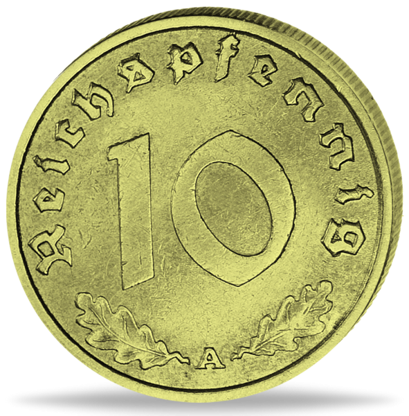 10 Reichspfennig „Drittes Reich“ (Jaeger 364) - Münze Vorderseite