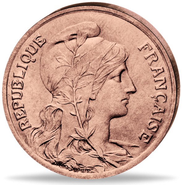 10 Centimes Marianne 1899 bis 1921 - Münze Vorderseite