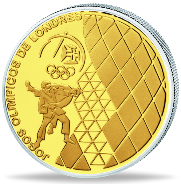 Portugal, 2,5 Euro 2012, Olympiade London, Gold und Silber - Münze Vorderseite