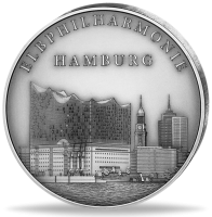 Bundesrepublik Deutschland, Gedenkprägung zur 2 € Bundesländer-Serie Ausgabe „Hamburg“ 2023 (Elbphil