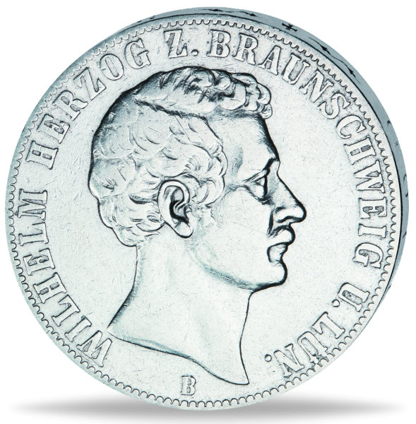 Vereinstaler Wilhelm Thun 123 - Münze Vorderseite