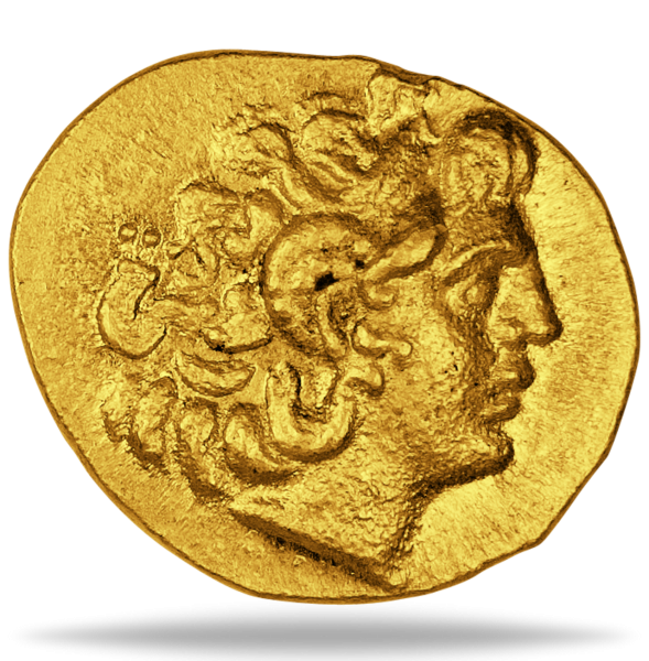 Thrakien, Stadt Byzantion, Stater Mithradates – Gold - Münze Vorderseite