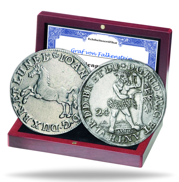 S0144983 ^ V0001442 ^  ^  ^  ^_2er Volterra Silbersatz 2x24Mariengroschen Sachse
