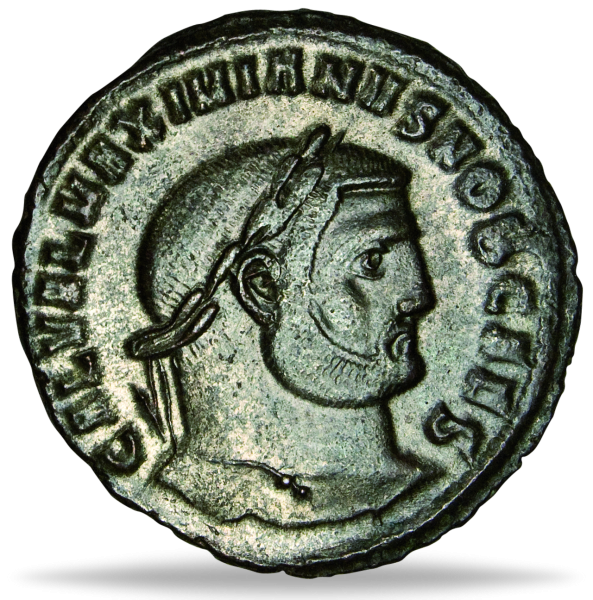 Groß Follis Galerius -  Römisches Reich - Münze Vorderseite