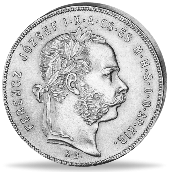 1 Forint Franz Joseph - Vorderseite Münze