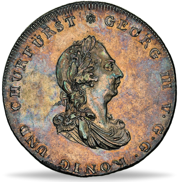 Kurfürstentum Hannover Taler 1801 Georg III - Münze Vorderseite