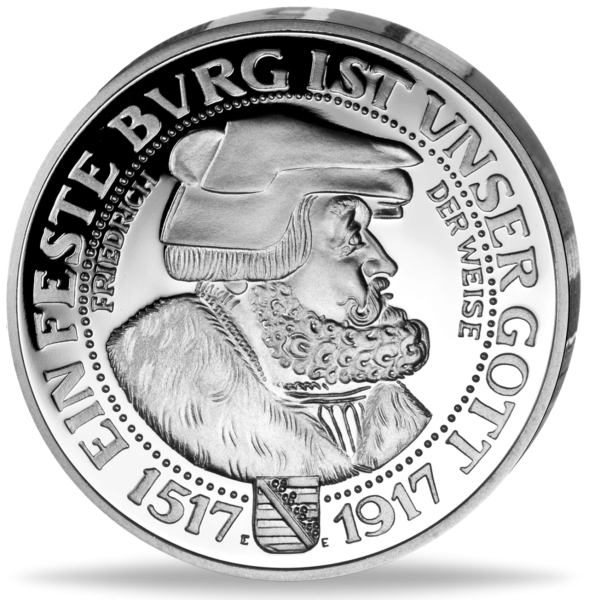 3-Mark-Replik Friedrich der Weise (Jaeger 141) - Münze Vorderseite