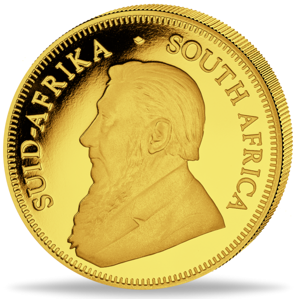 Südafrika, Krügerrand 1 Unze Gold 2014 - Münze Vorderseite