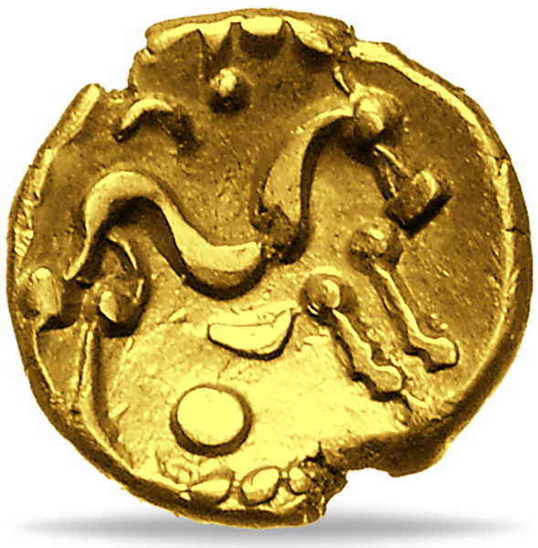 Nördliches Gallien, Gold-Stater 60-50 v.Chr. - Gold - Münze Vorderseite