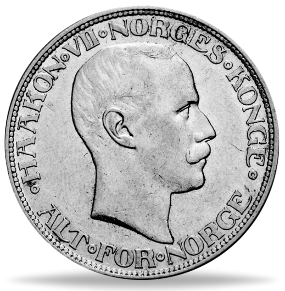 2 Krone Haakon VII. - Münze Vorderseite