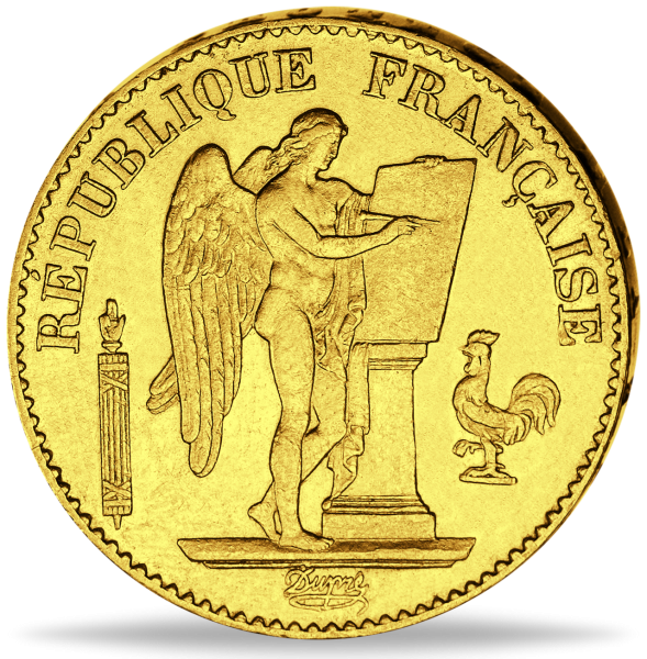 20 Francs Genius - Vorderseite Münze