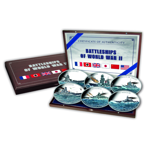 Battleships of World War 2 - Komplettsatz