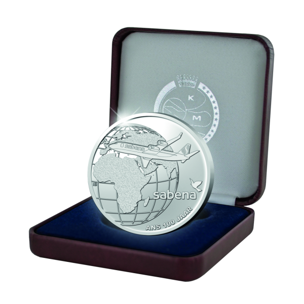 20 Euro 100 Jahre Sabena (Silber) - Kassette